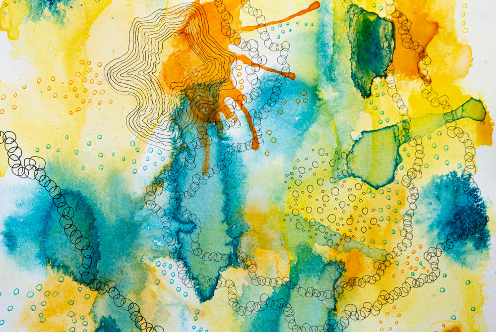 Jubliant, 2024. mixed media. 11x14