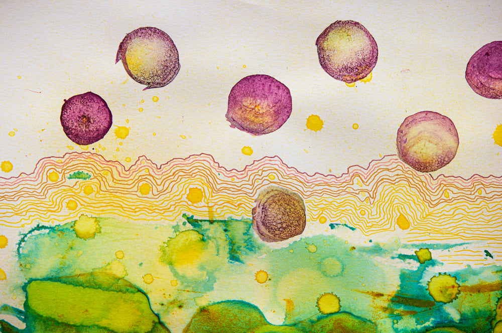 Planetary, 2024.mixed media. 11x14