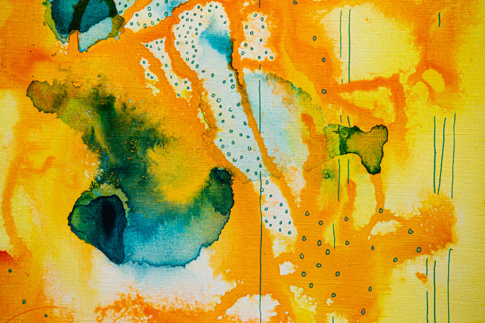 Iris, 2024. mixed media. 12x16