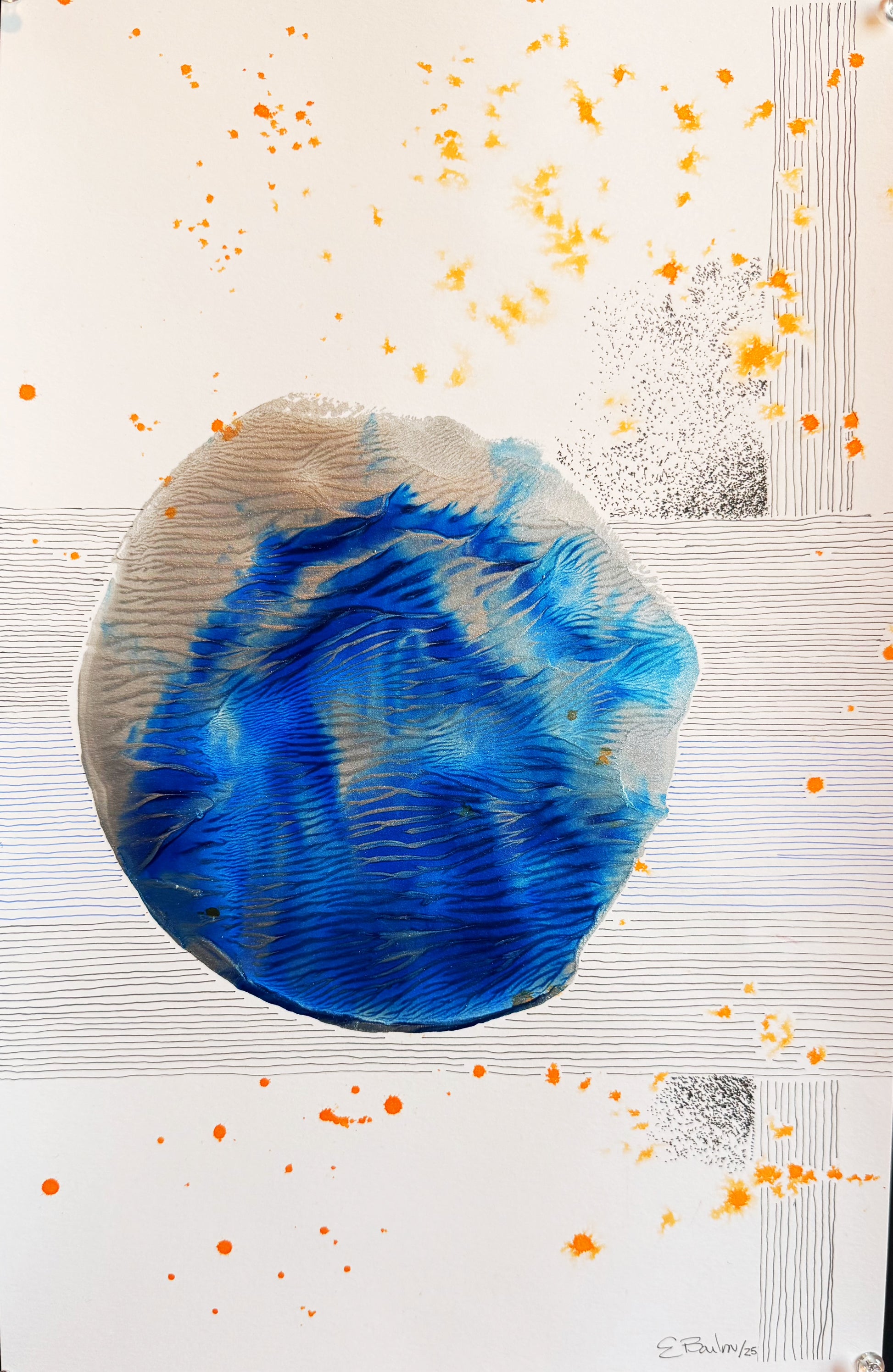 Planetary, 2025. mixed media, 11x17