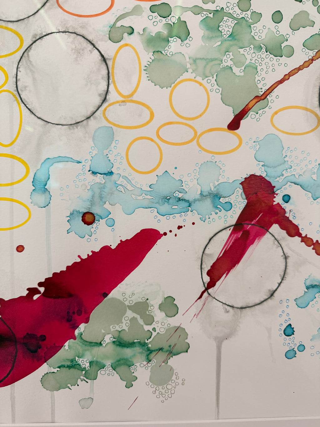 Cardinal Rule, 2025, inks. Framed