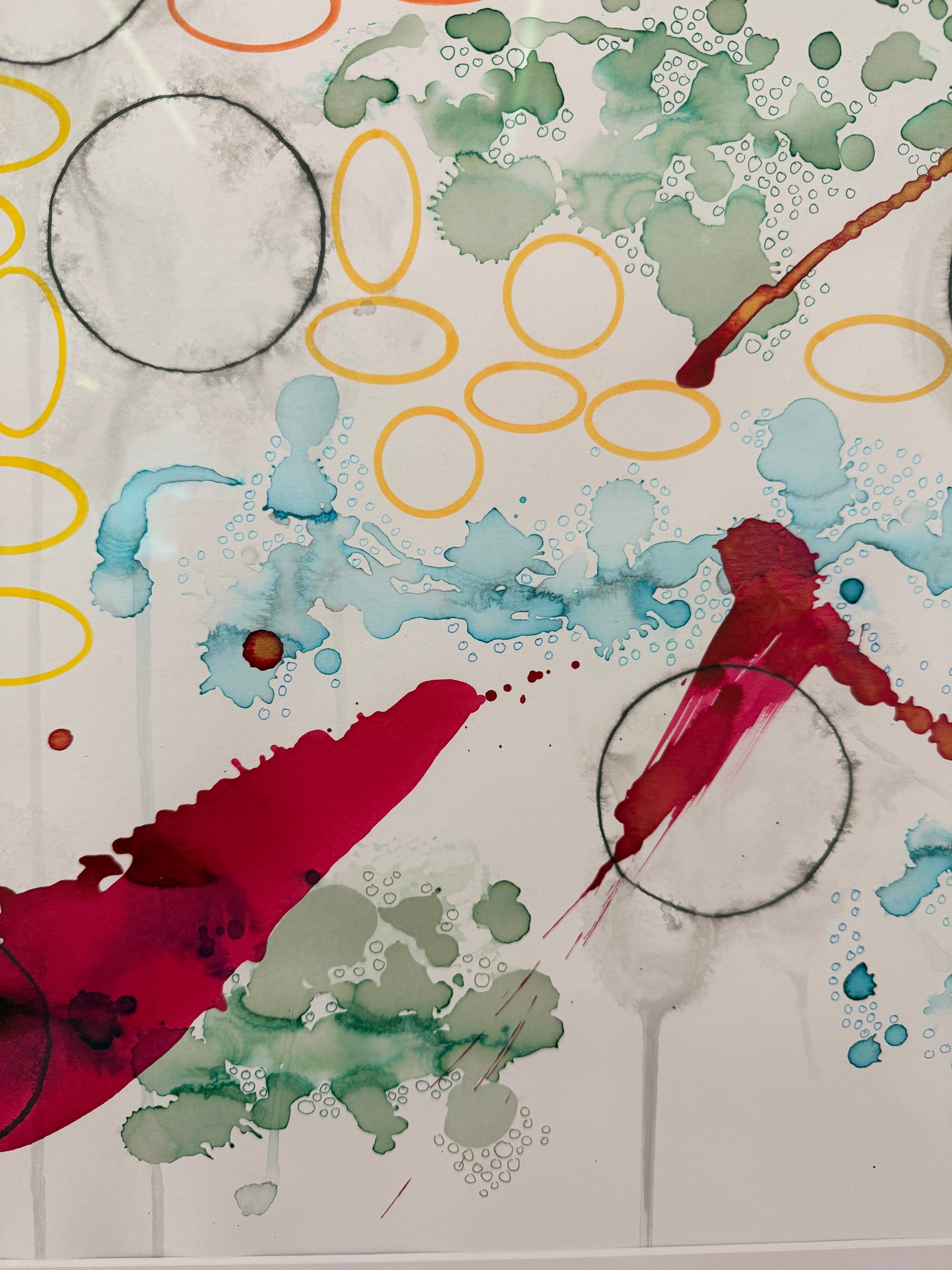 Cardinal Rule, 2025, inks. Framed