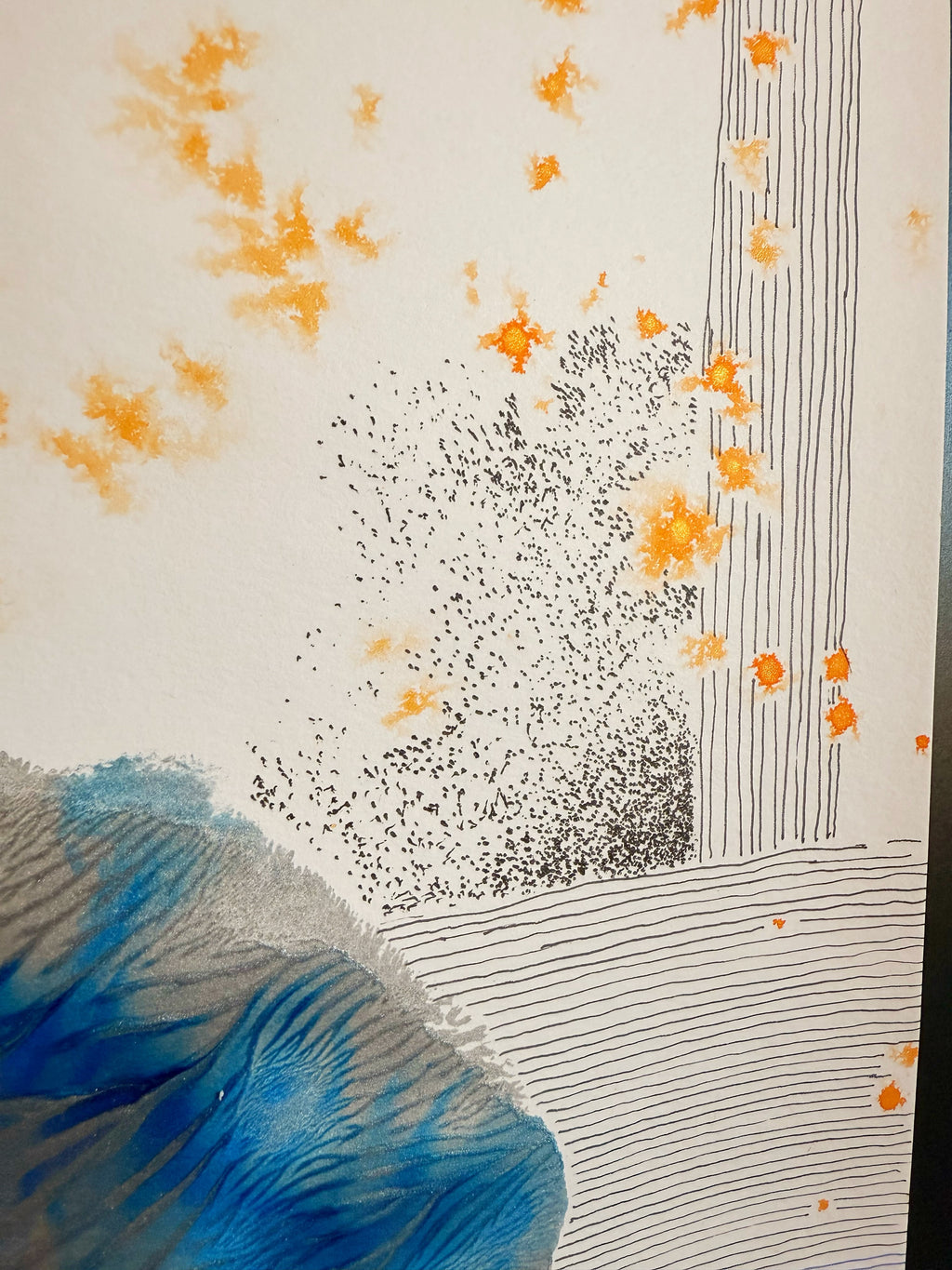Planetary, 2025. mixed media, 11x17