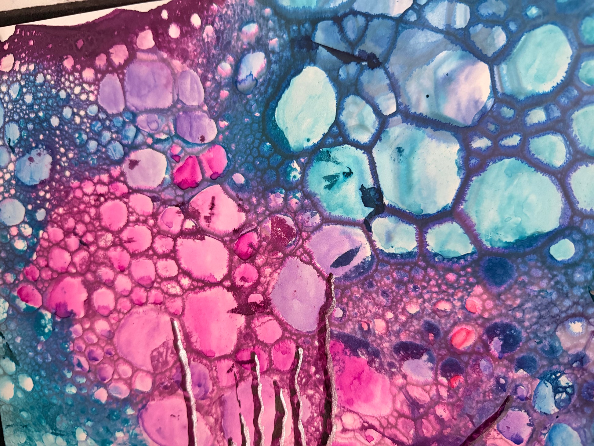 Ocean Bottom, 2026. ink & watercolour on paper