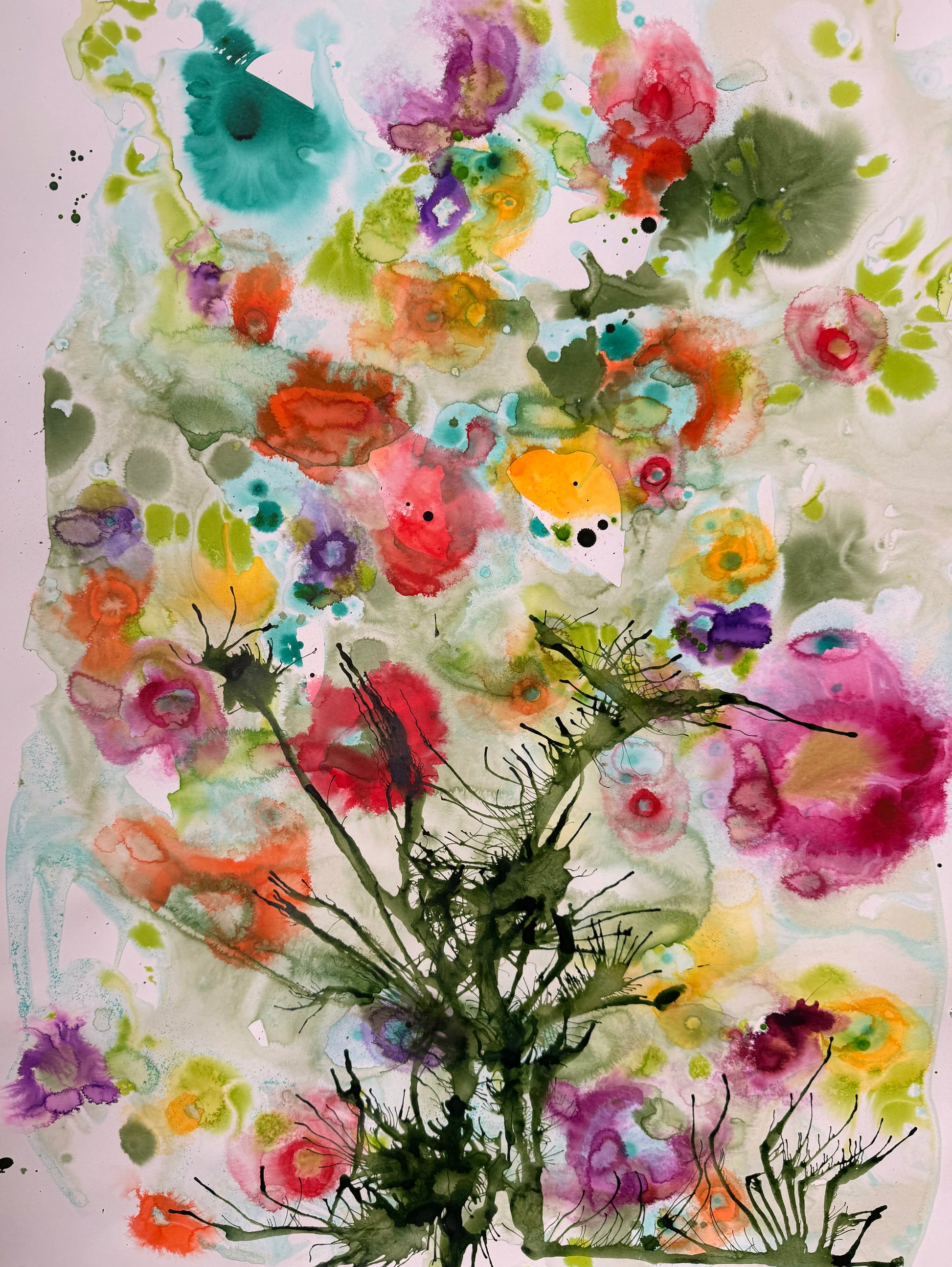 Bouquet, 2026. ink on paper