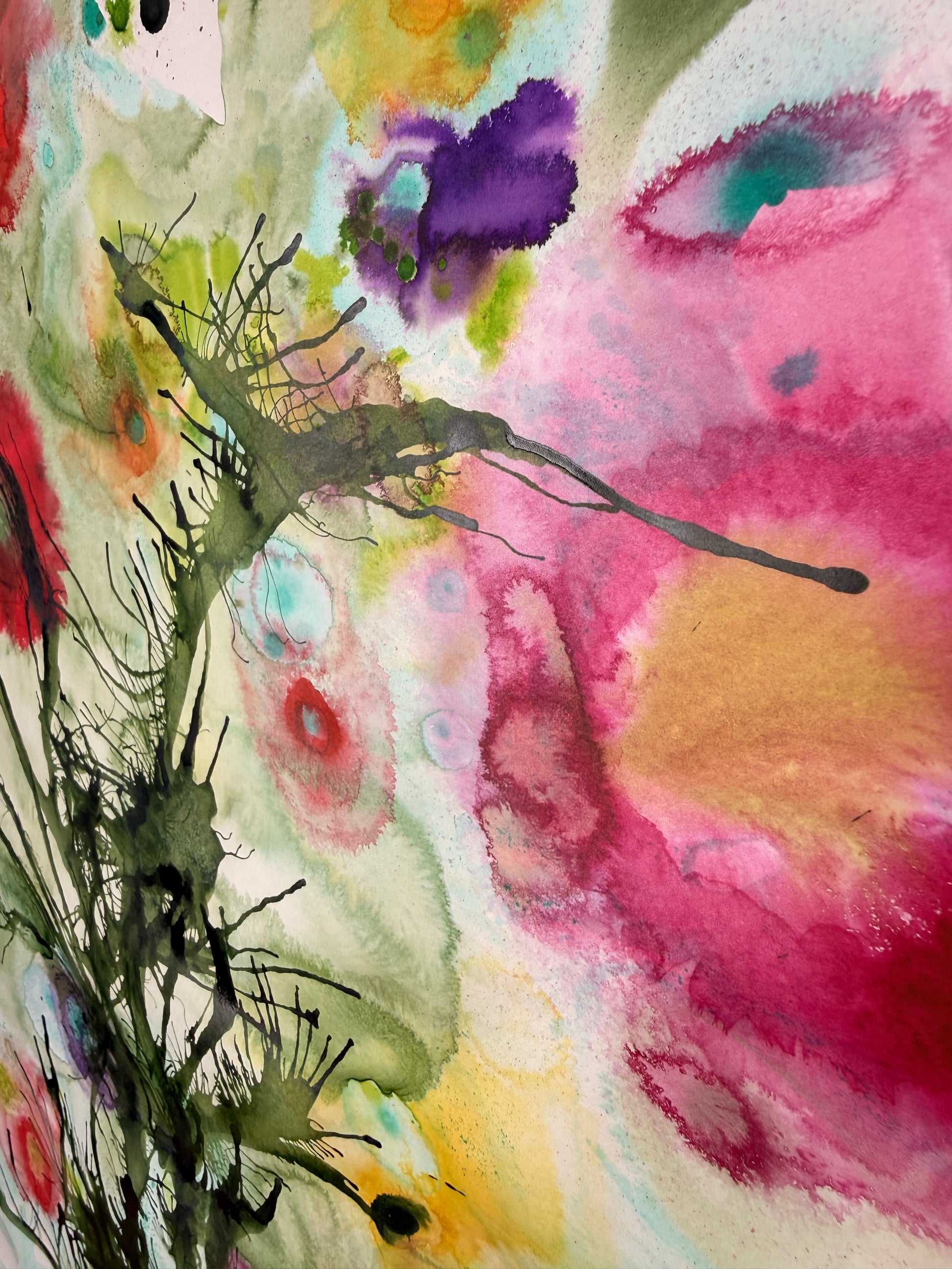 Bouquet, 2026. ink on paper