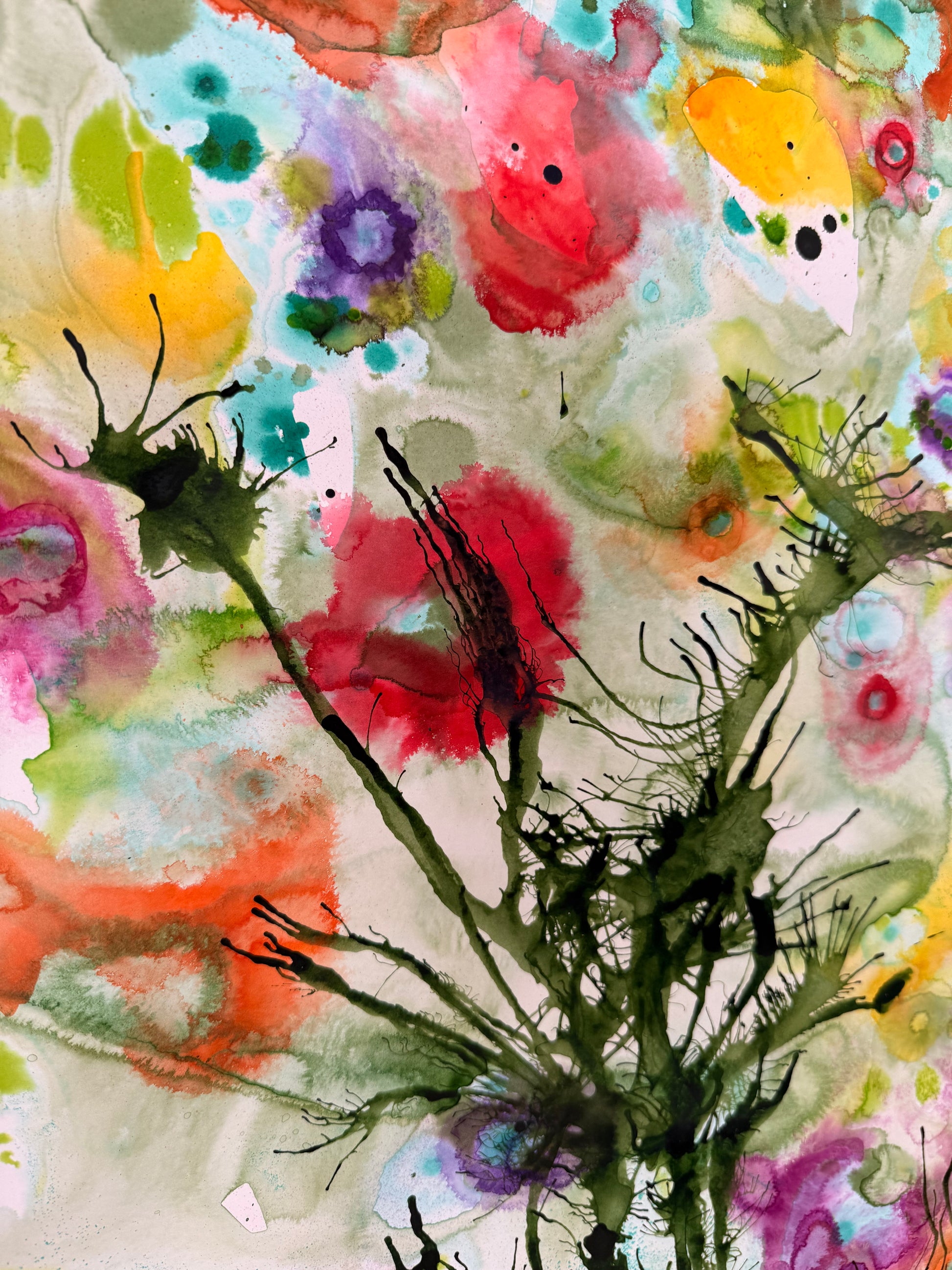 Bouquet, 2026. ink on paper