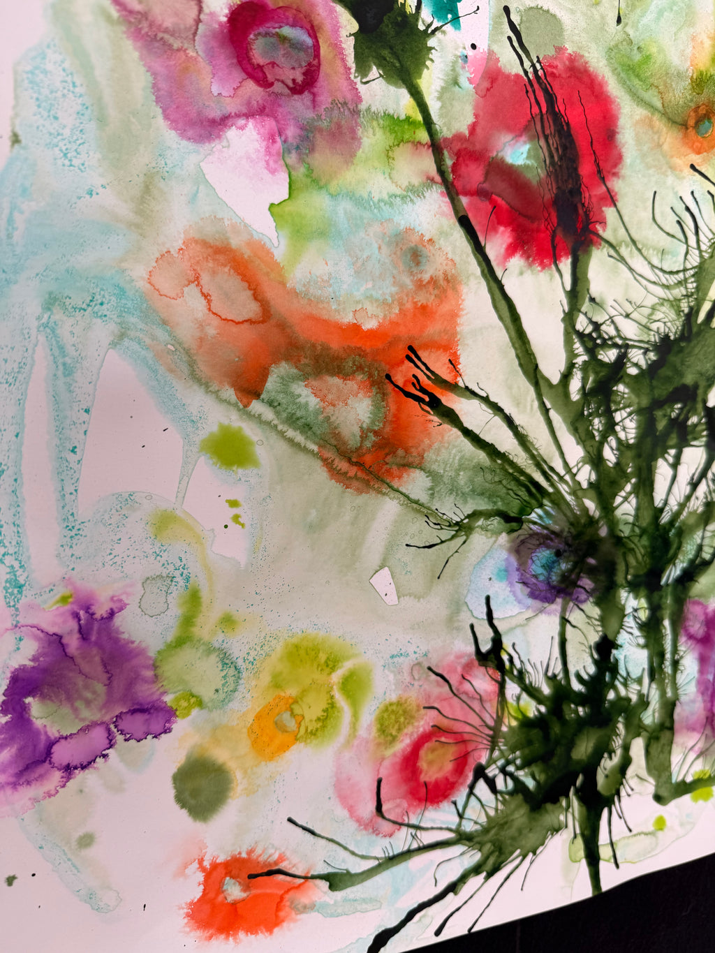 Bouquet, 2026. ink on paper