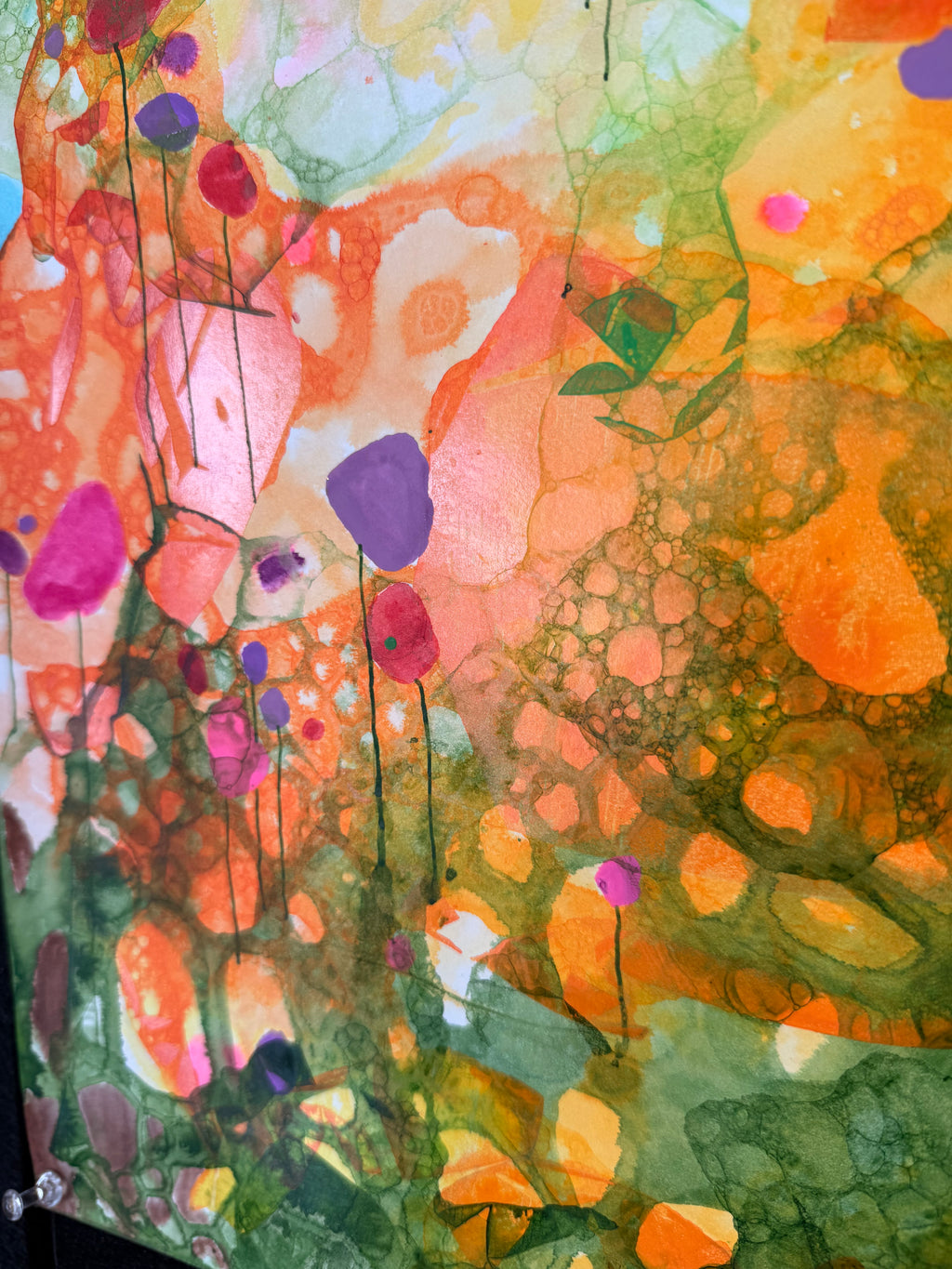 Full Bloom, 2026. ink & watercolour on paper
