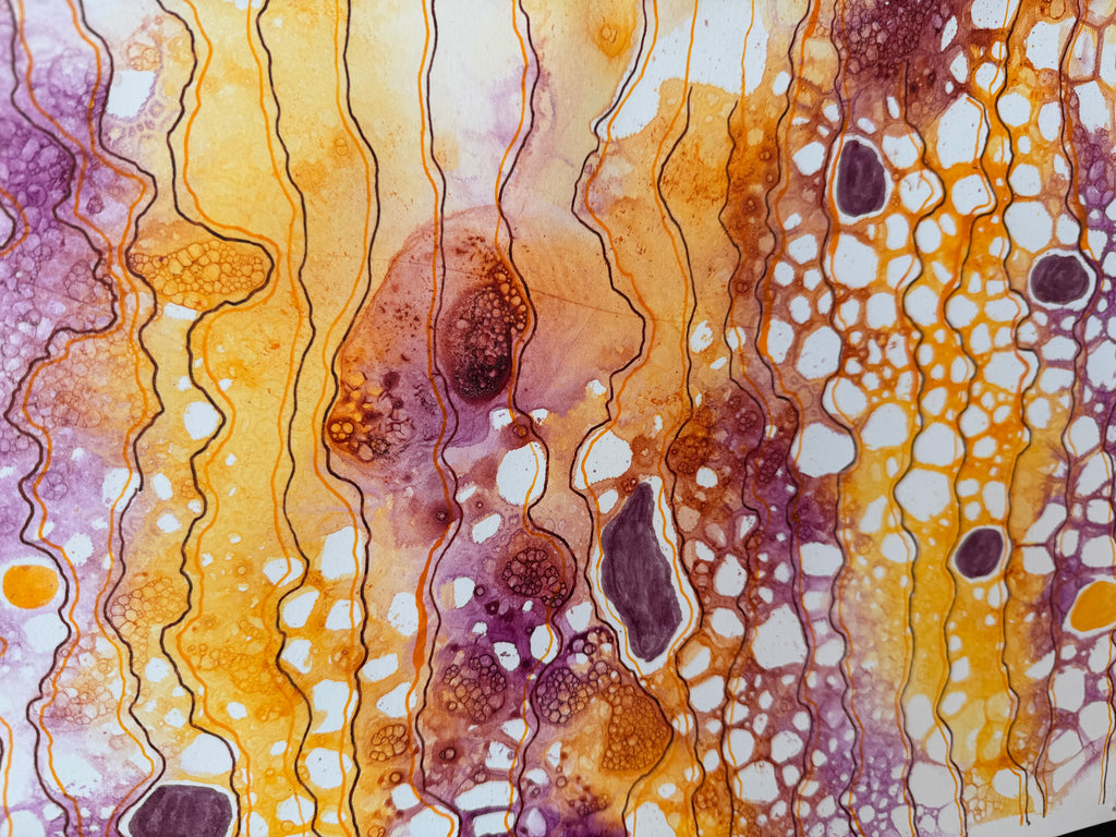 Radiate Sun, 2026. ink on paper