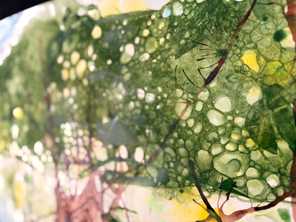 Spring Forest, 2026. ink & watercolour on paper