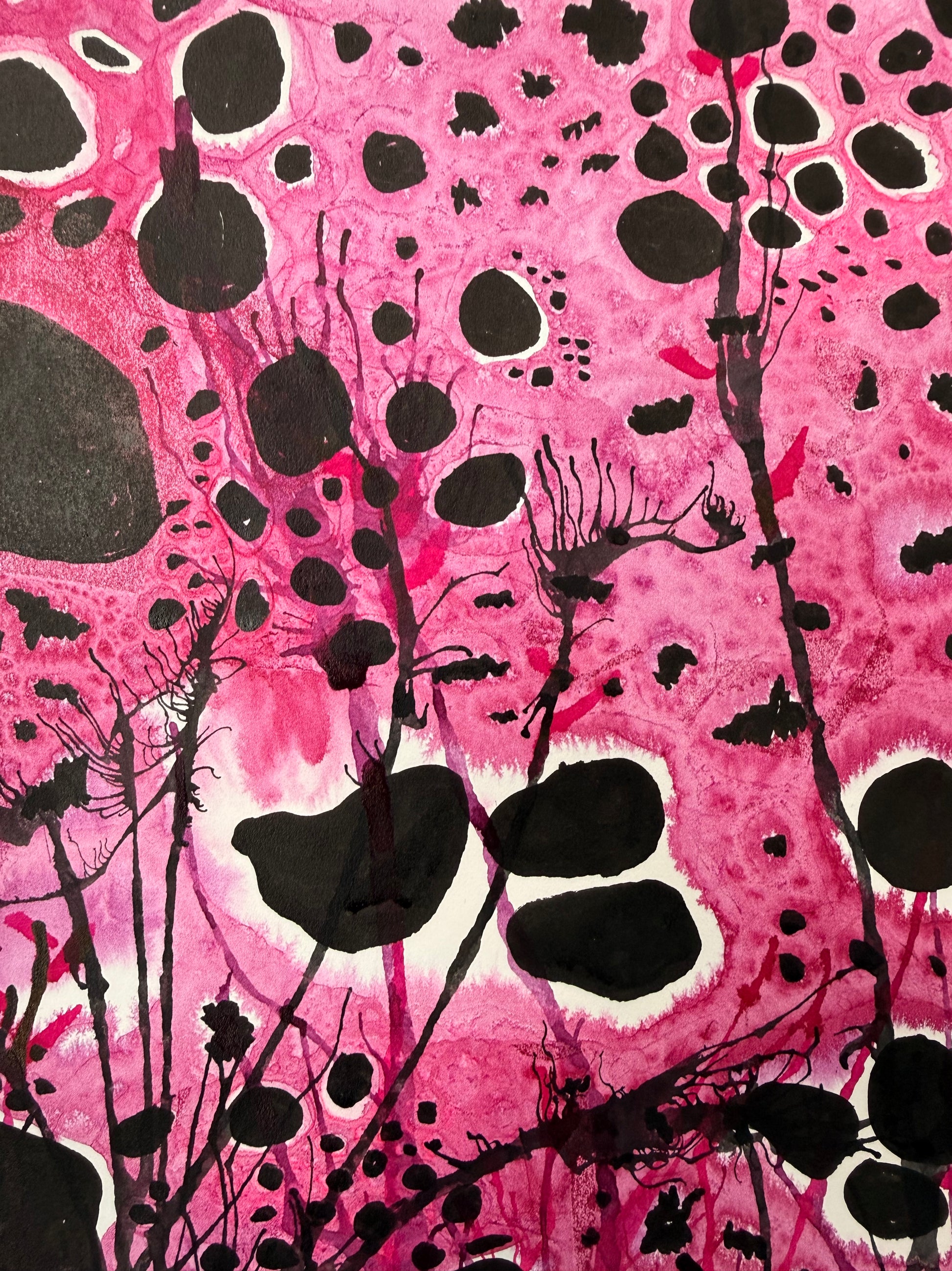 Plume, 2026. ink on paper