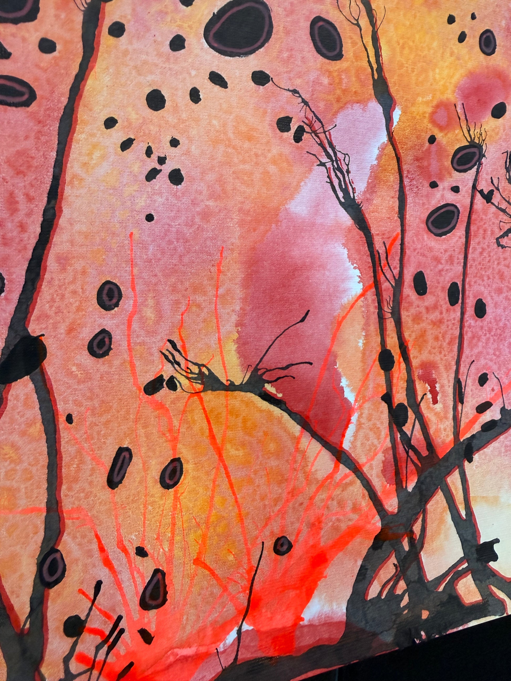 In The Marsh, 2026. ink on paper