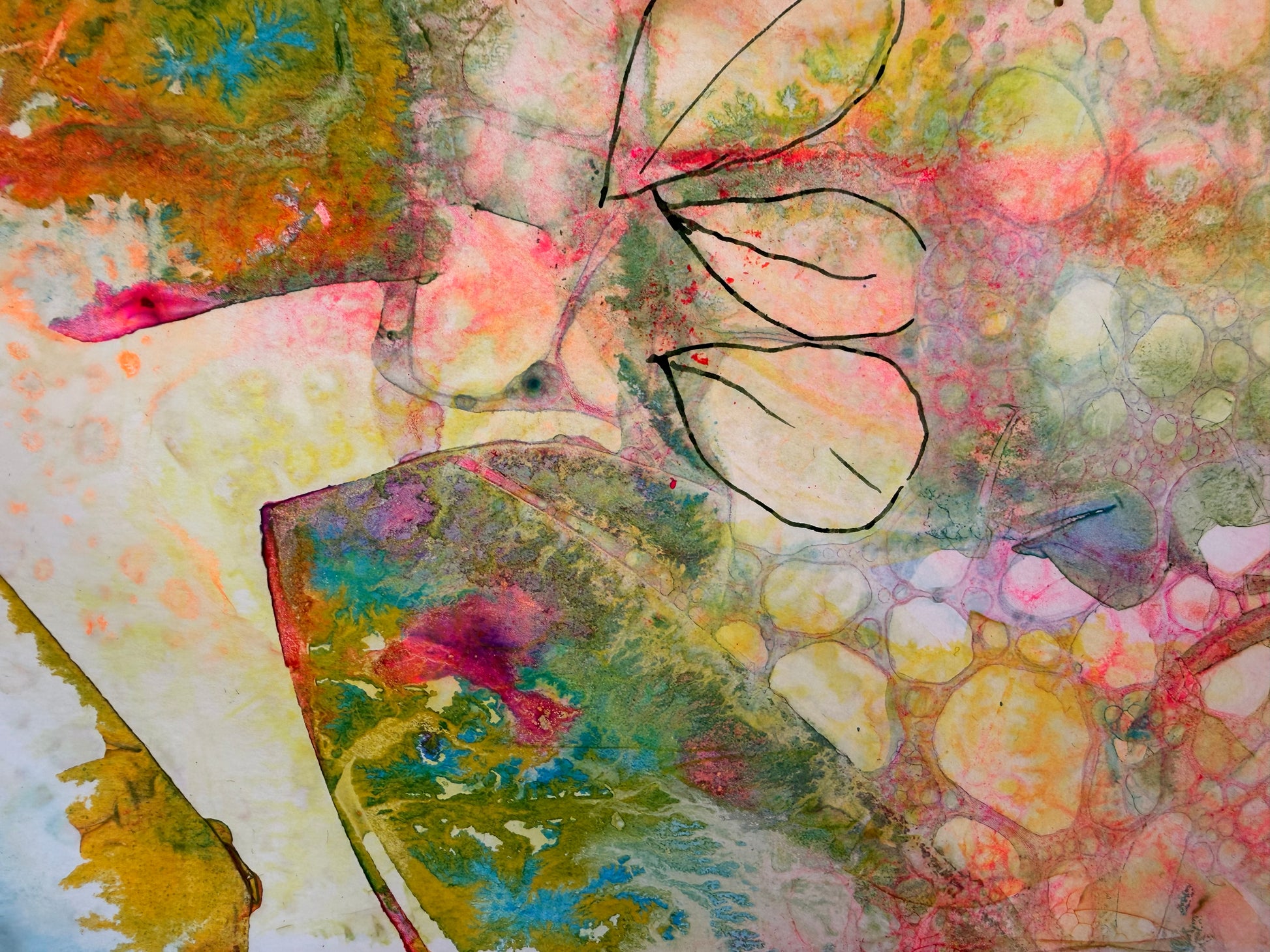 Weeding, 2026. ink on paper