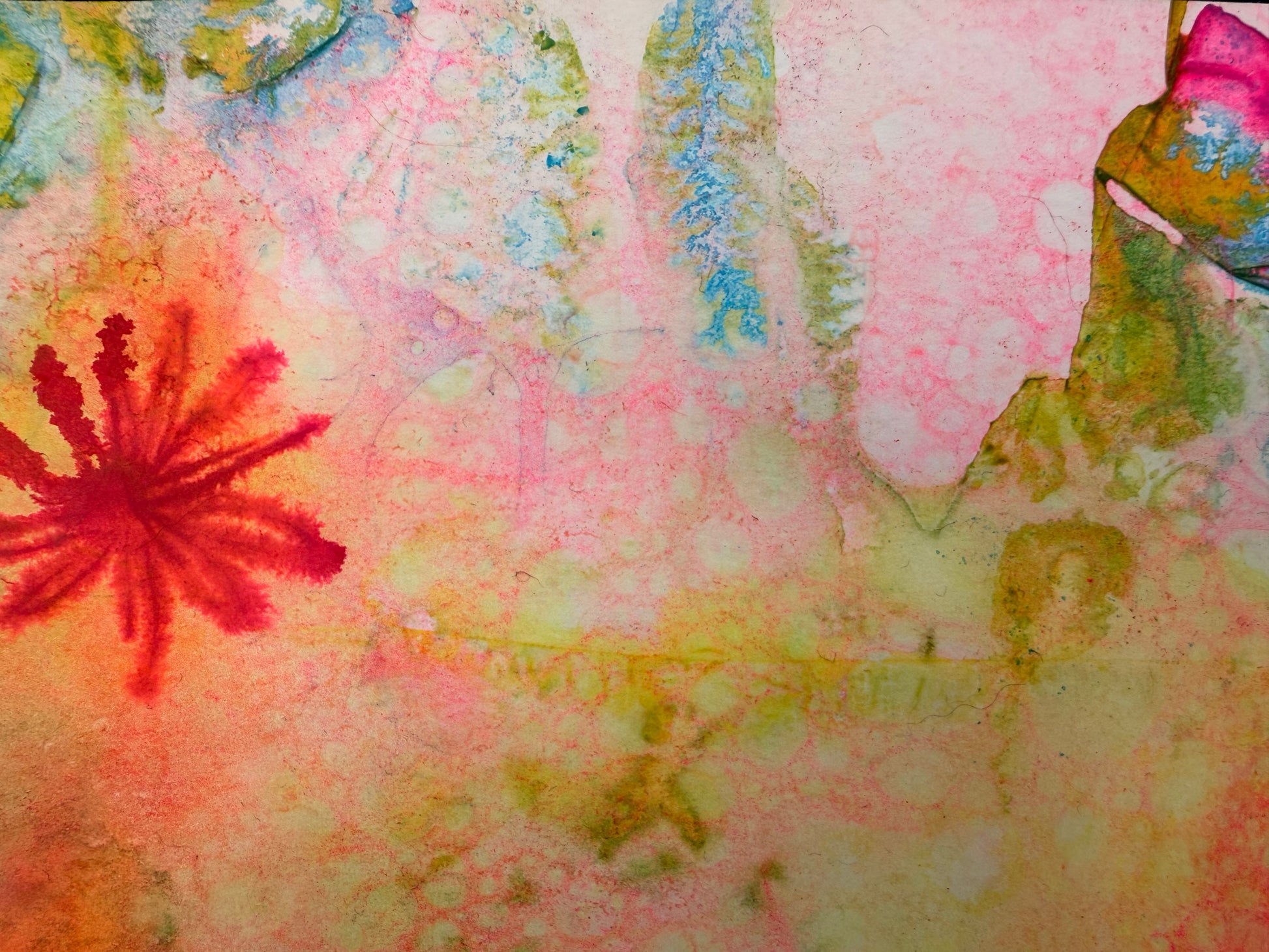 Weeding, 2026. ink on paper
