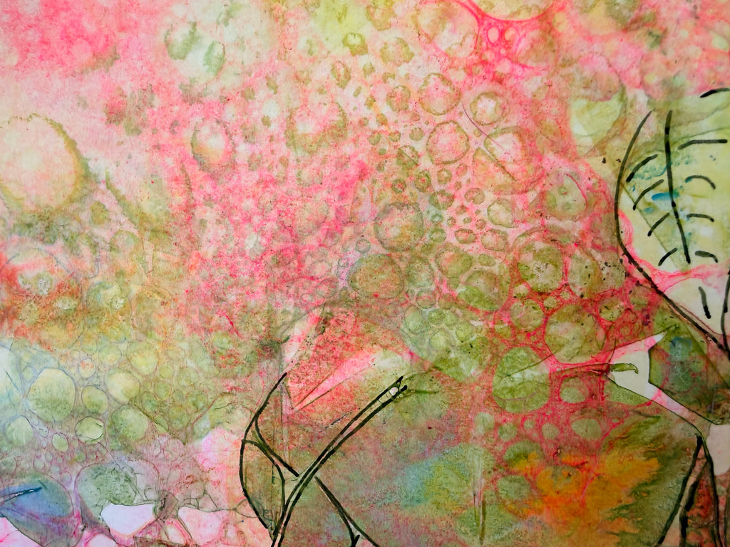 Weeding, 2026. ink on paper