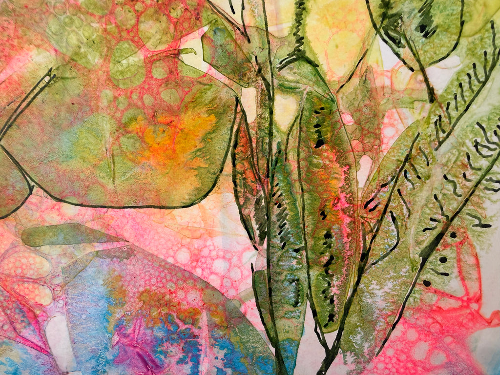 Weeding, 2026. ink on paper