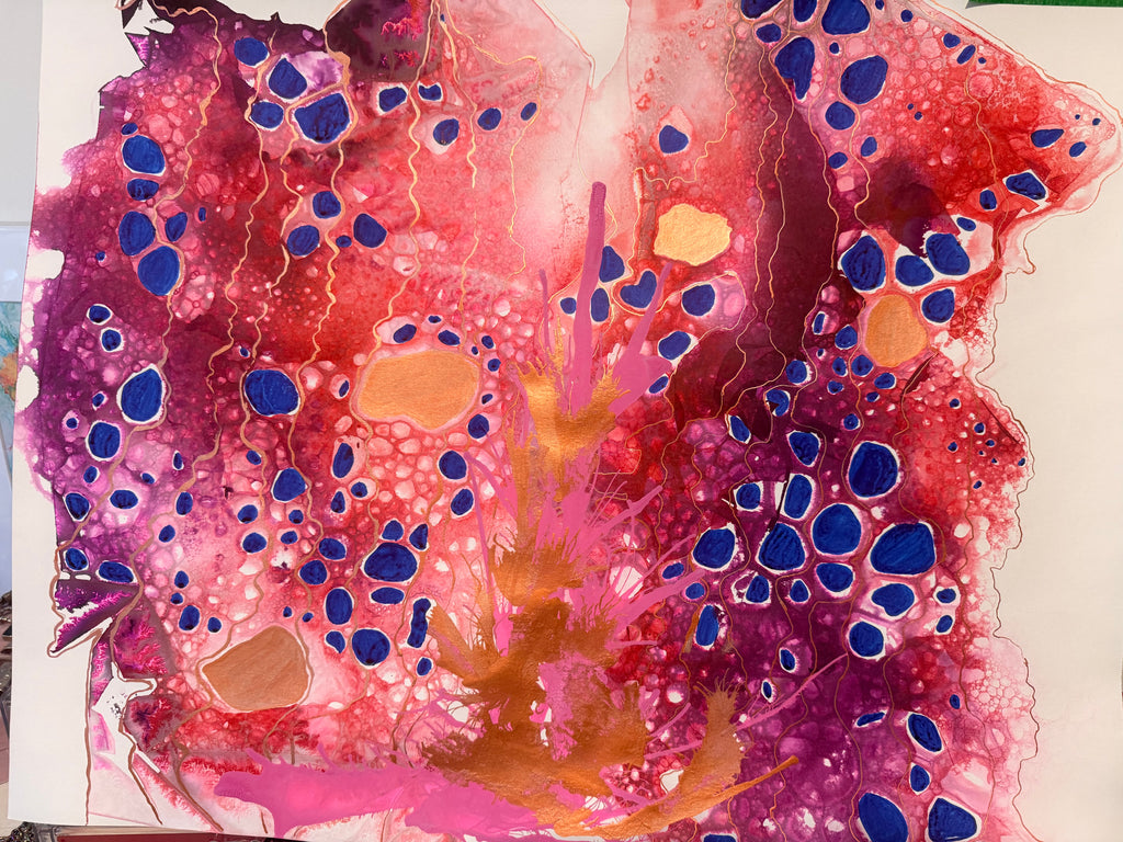 Jellyfish, 2026. ink on paper