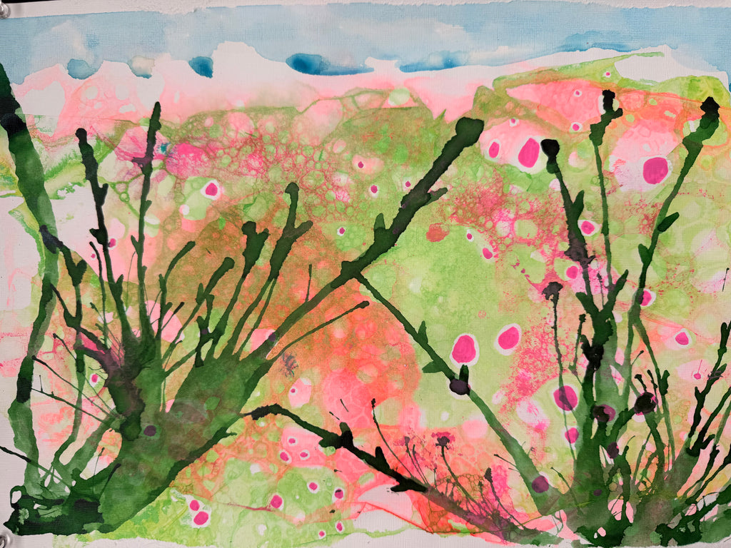 Early Spring, 2026, ink on paper
