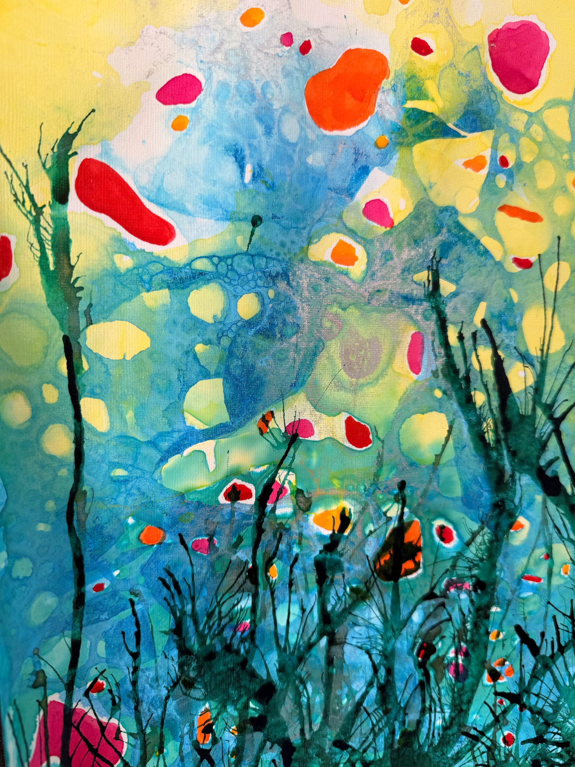 Pollinate, 2026. inks on paper.