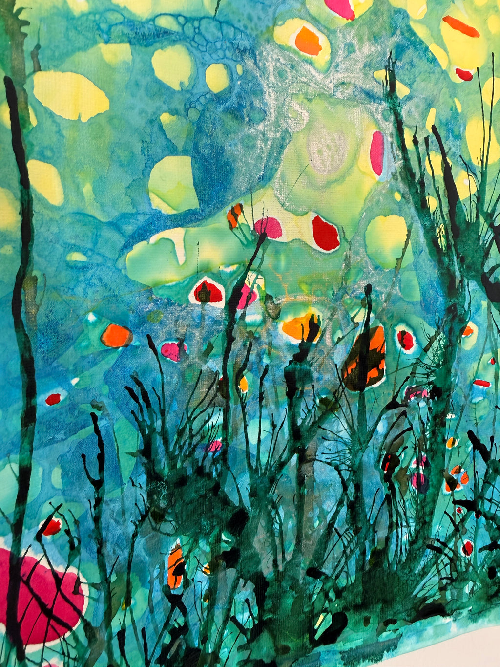 Pollinate, 2026. inks on paper.