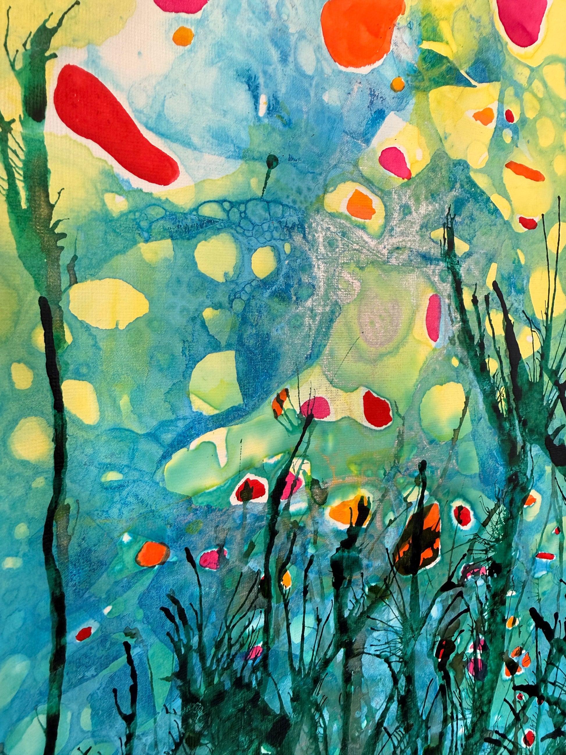 Pollinate, 2026. inks on paper.