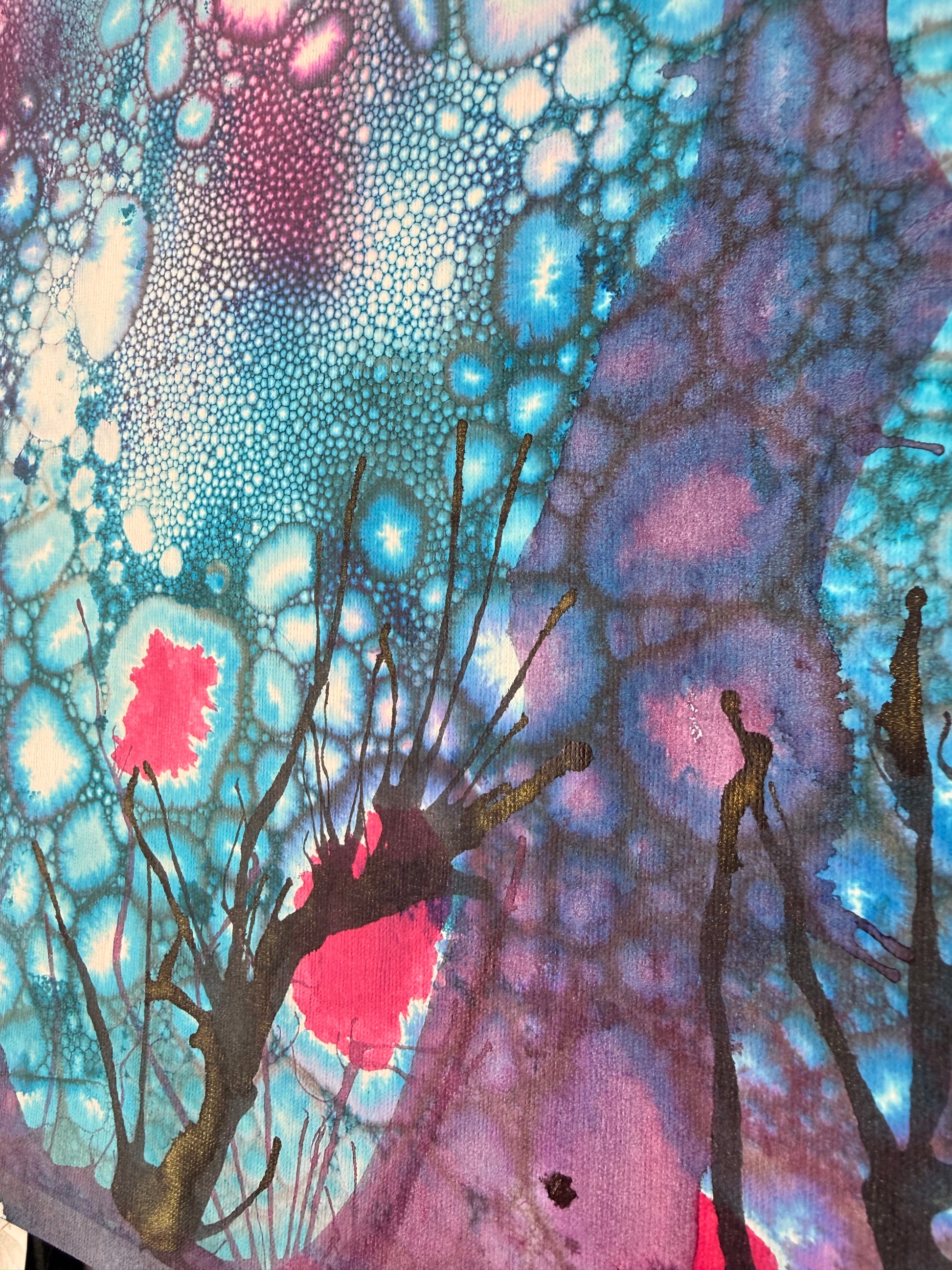 Under Sea, 2026. ink on paper