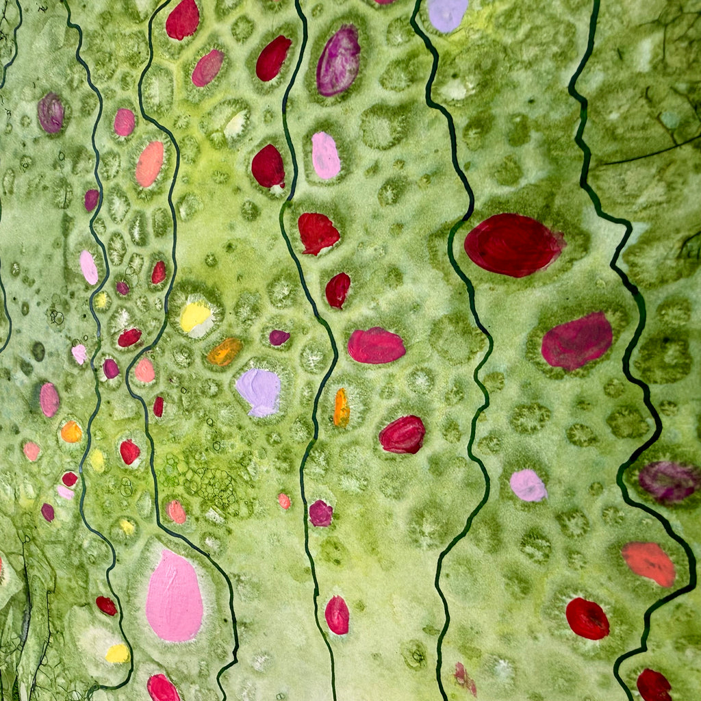 New Blooms, 2026. ink & watercolour on paper
