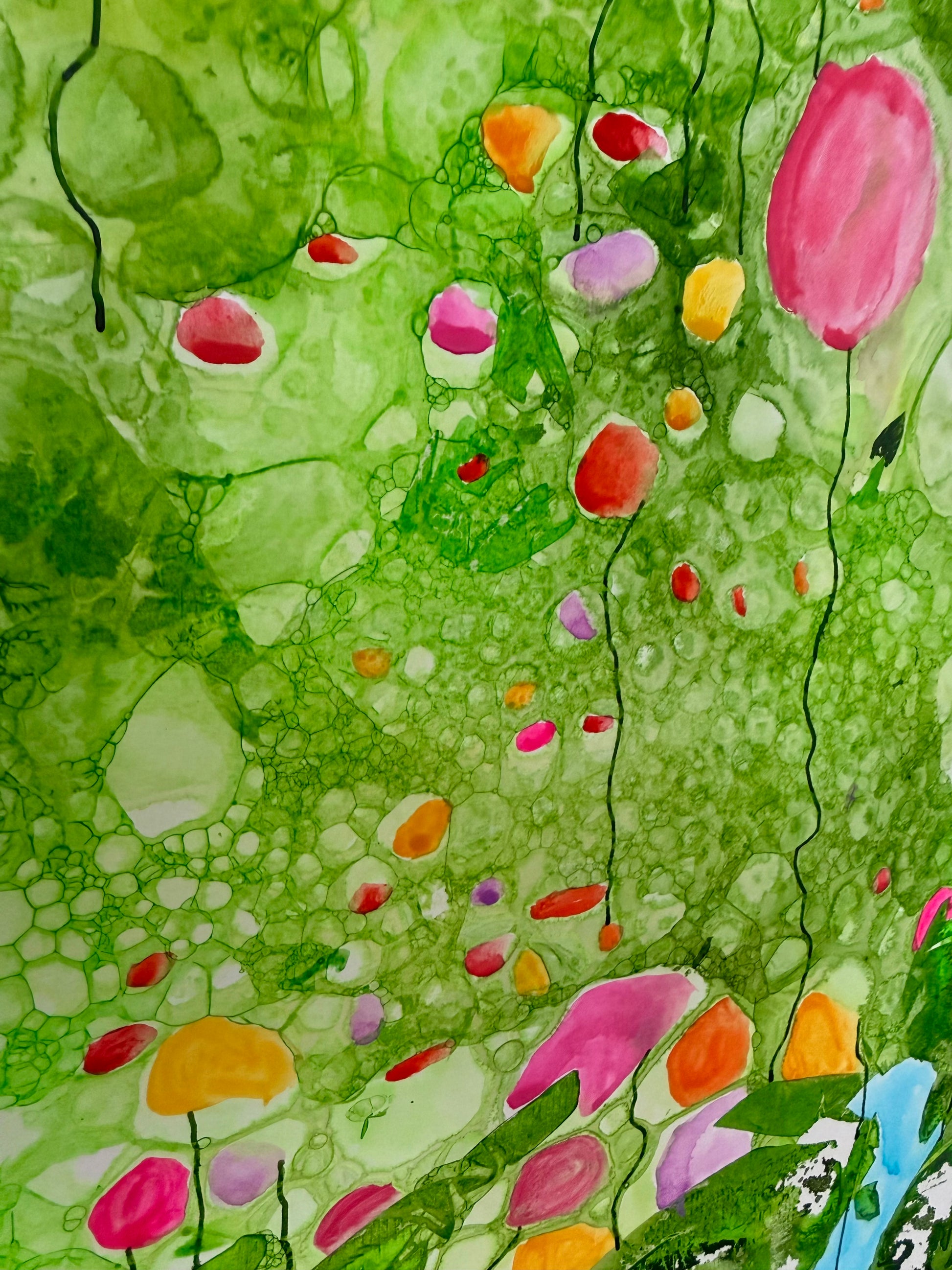 Sprung, 2026. ink & watercolour on paper