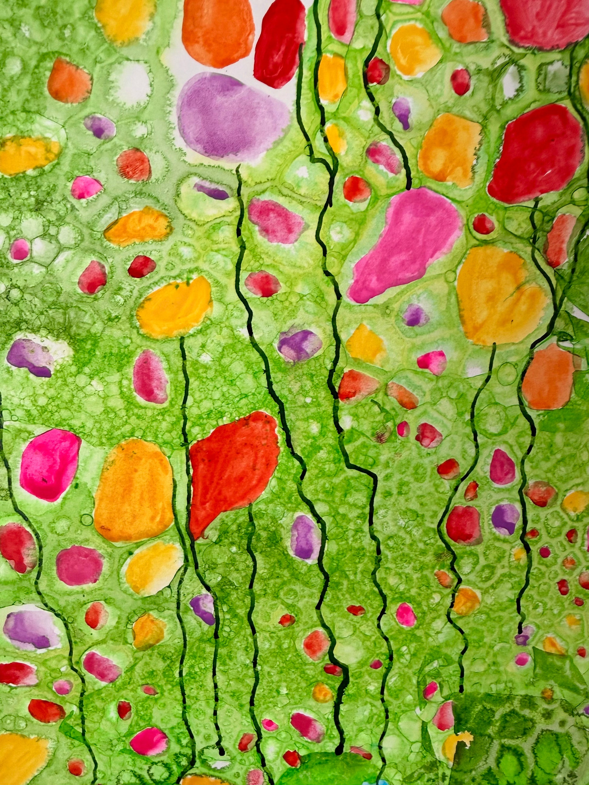 Sprung, 2026. ink & watercolour on paper