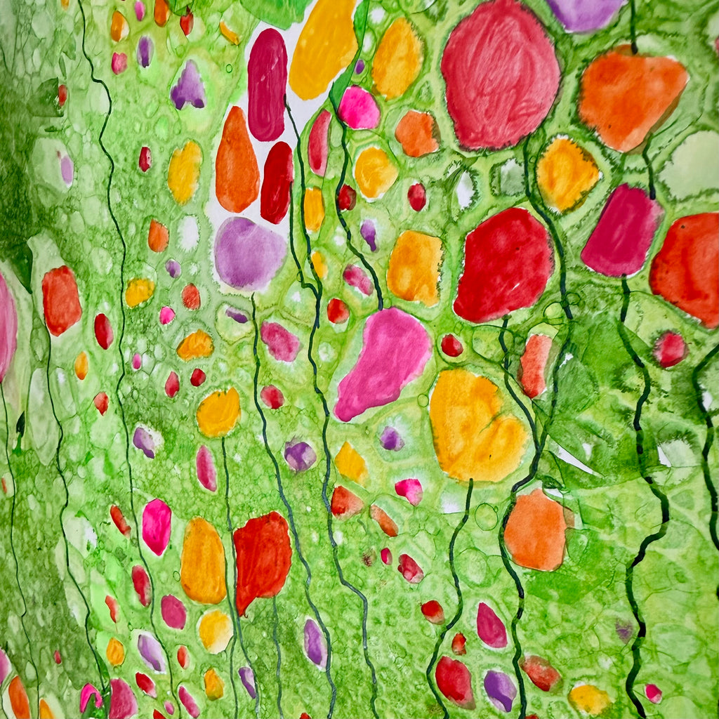 Sprung, 2026. ink & watercolour on paper